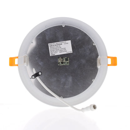 Nicor LED 6" Edge Lit Downlight 4K Round White DLE6-10-120-4K-RD-WH
