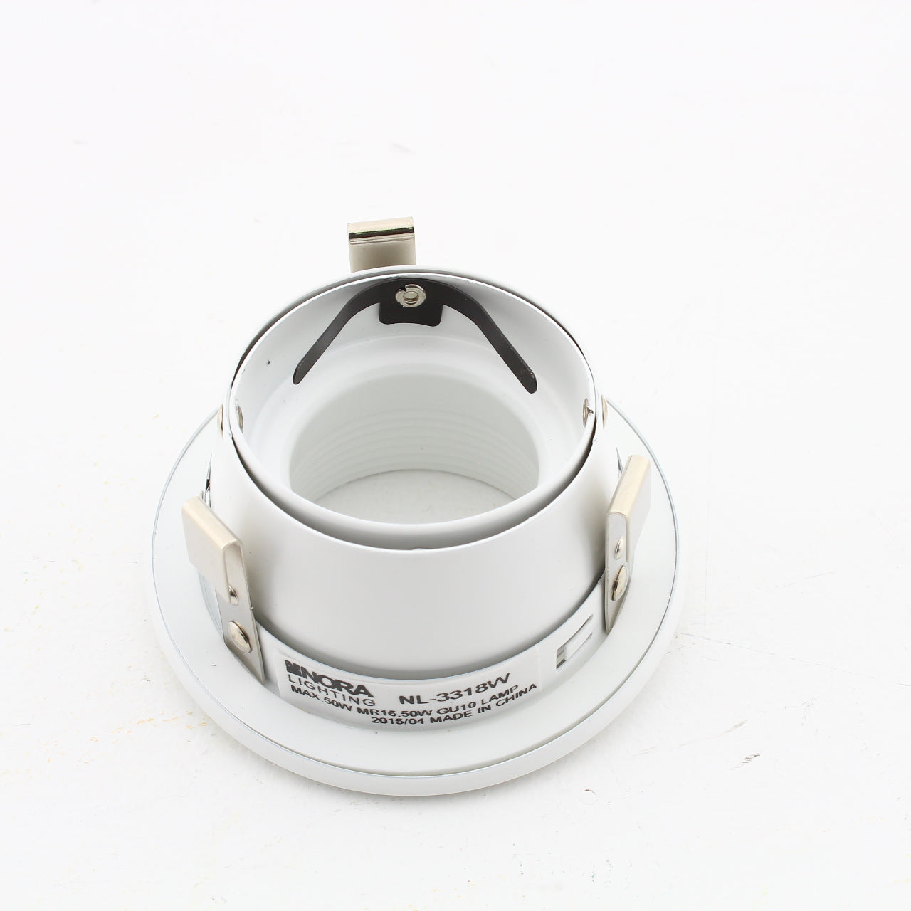 Nora NL-3318 White 3" Adjustable Eyeball with Baffle