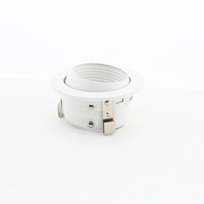 Nora NL-3318 White 3" Adjustable Eyeball with Baffle