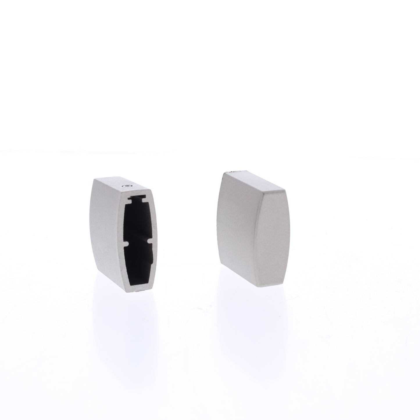 2-Pack Nora Lighting Track NRS90-N01BN Brushed Nickel Ceiling Rail End Caps