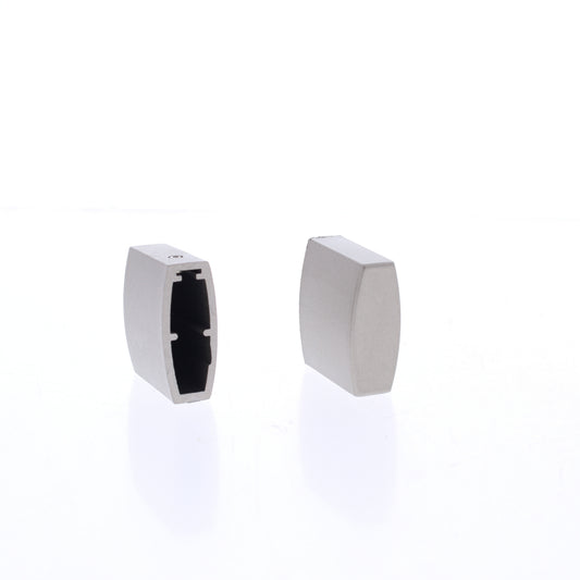 2-Pack Nora Lighting Track NRS90-N01BN Brushed Nickel Ceiling Rail End Caps