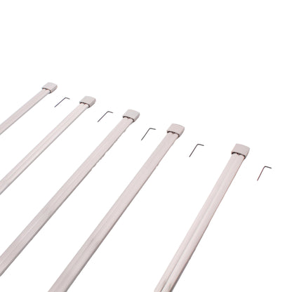 Nora Lighting NRS90-P06BN 78" Low Profile Rails Brushed Nickel Finish 5-Pack