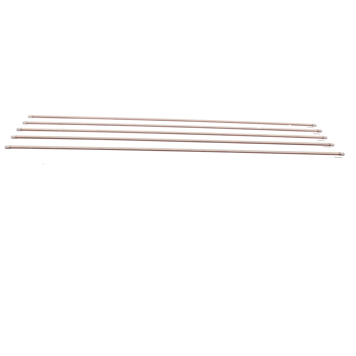Nora Lighting NRS90-P06BN 78" Low Profile Rails Brushed Nickel Finish 5-Pack