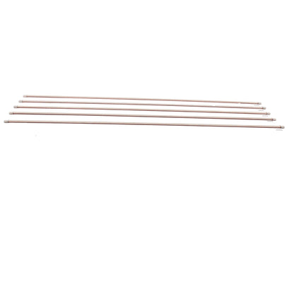 Nora Lighting NRS90-P06BN 78" Low Profile Rails Brushed Nickel Finish 5-Pack