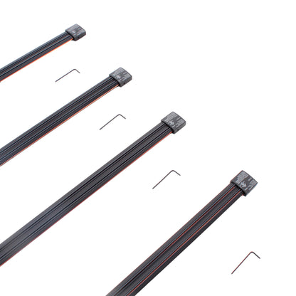 4pk Nora Lighting NRS90-P06BZ Bronze Finish 78" Straight Rails 120V Low Profile