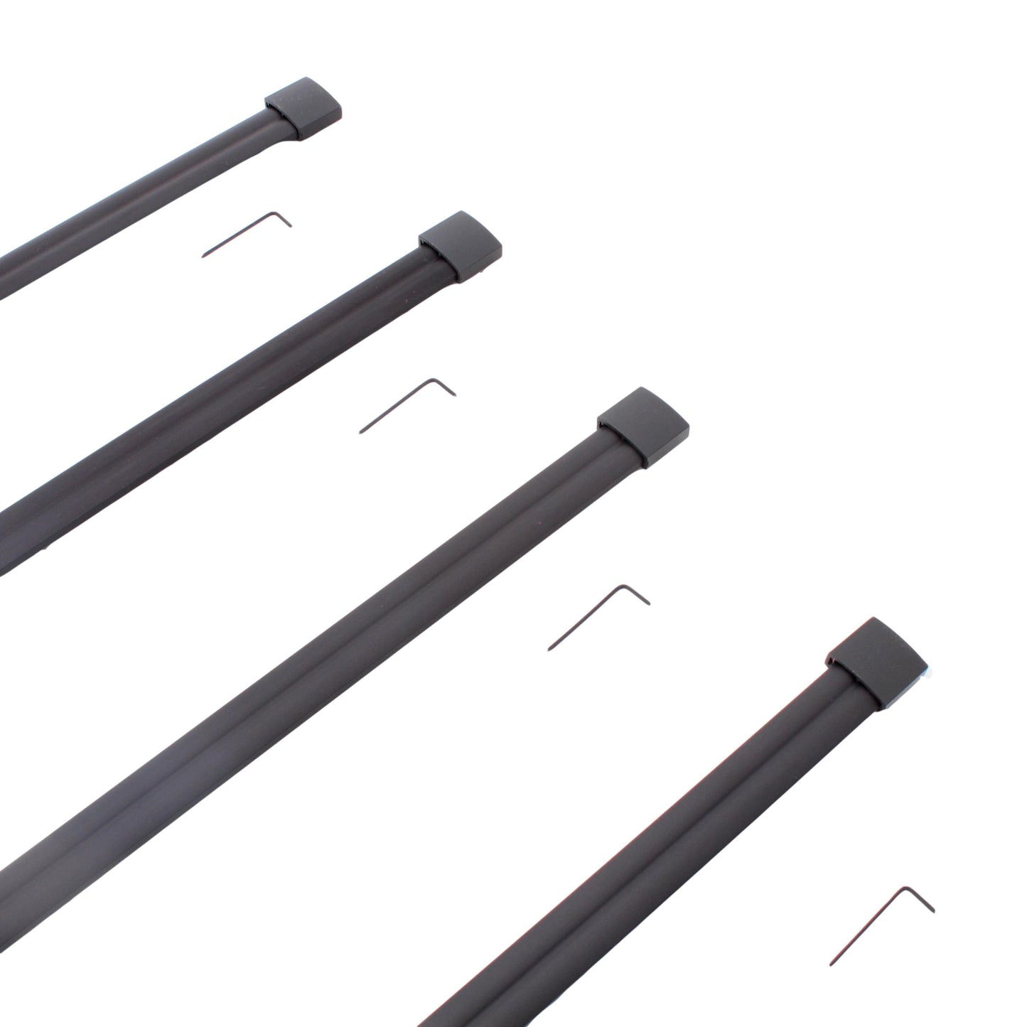 4pk Nora Lighting NRS90-P06BZ Bronze Finish 78" Straight Rails 120V Low Profile