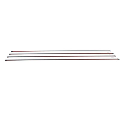 4pk Nora Lighting NRS90-P06BZ Bronze Finish 78" Straight Rails 120V Low Profile