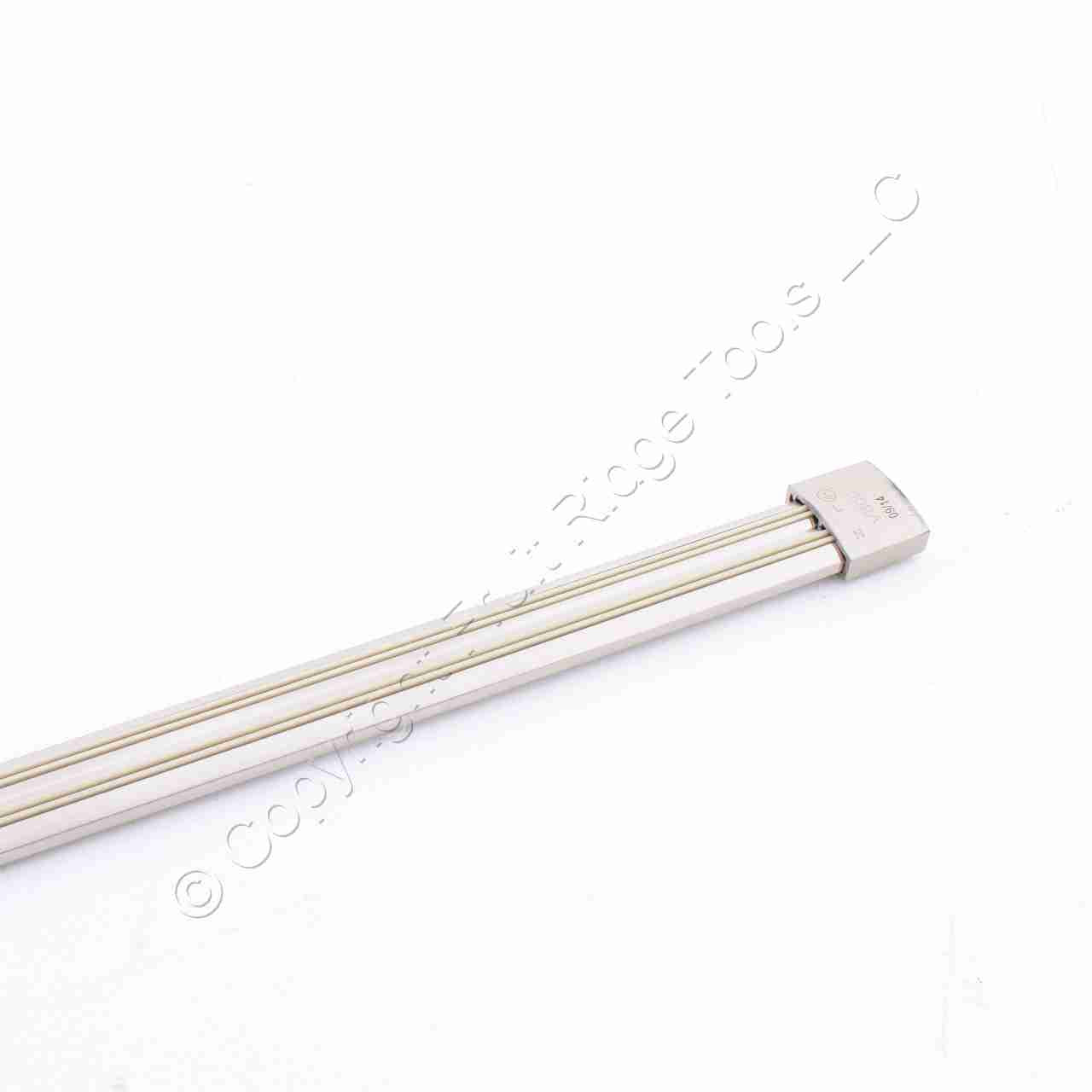 4pk Nora Lighting NRS90-P06BN Brushed Nickel Finish 92-3/8" Straight Rails 120V