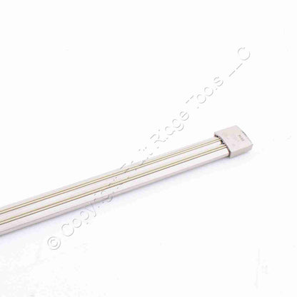 4pk Nora Lighting NRS90-P06BN Brushed Nickel Finish 92-3/8" Straight Rails 120V