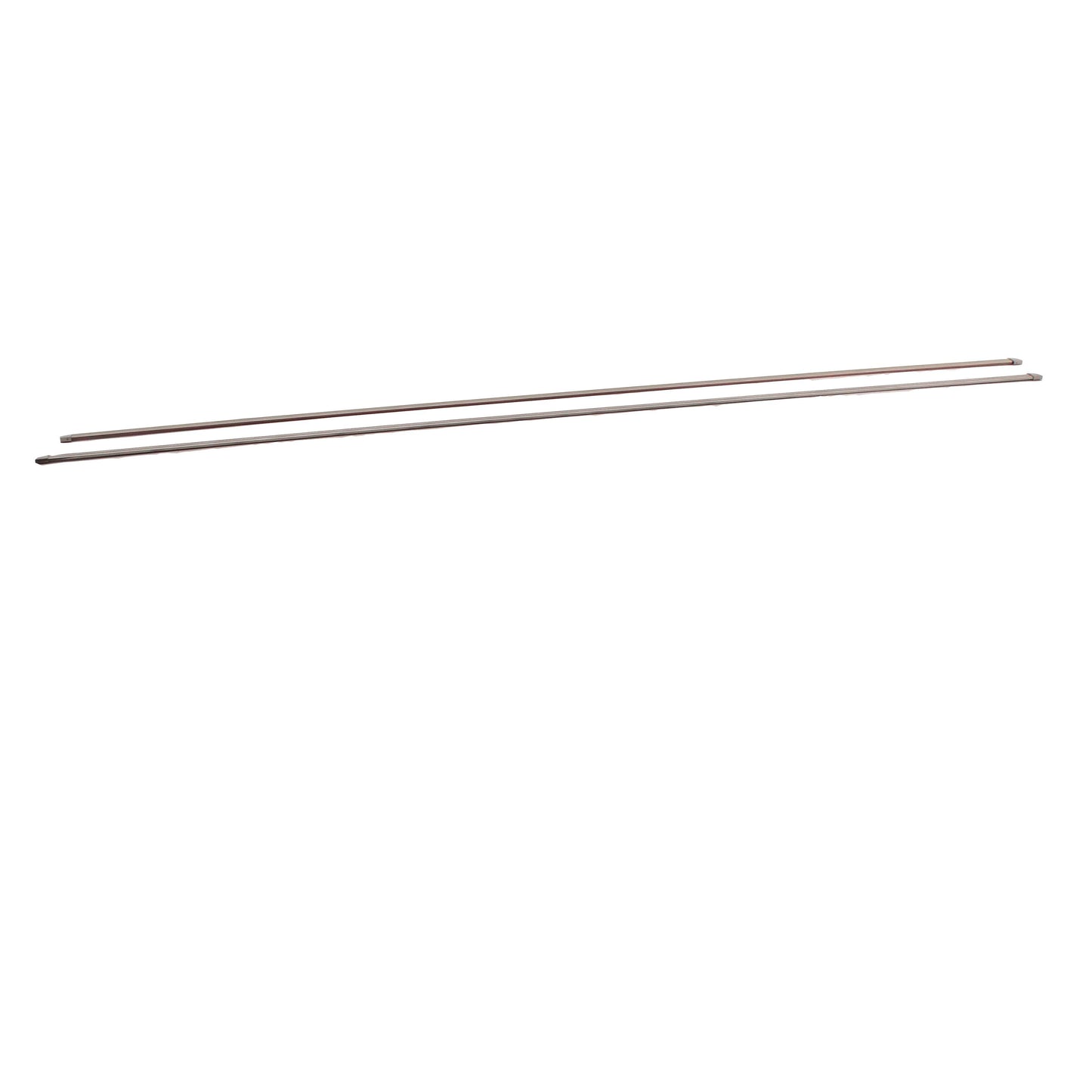 4pk Nora Lighting NRS90-P06BN Brushed Nickel Finish 92-3/8" Straight Rails 120V