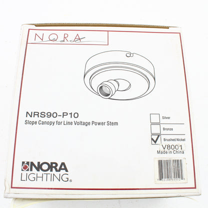 Nora NRS90-P10BZ Bronze Slope Canopy Light Fixture