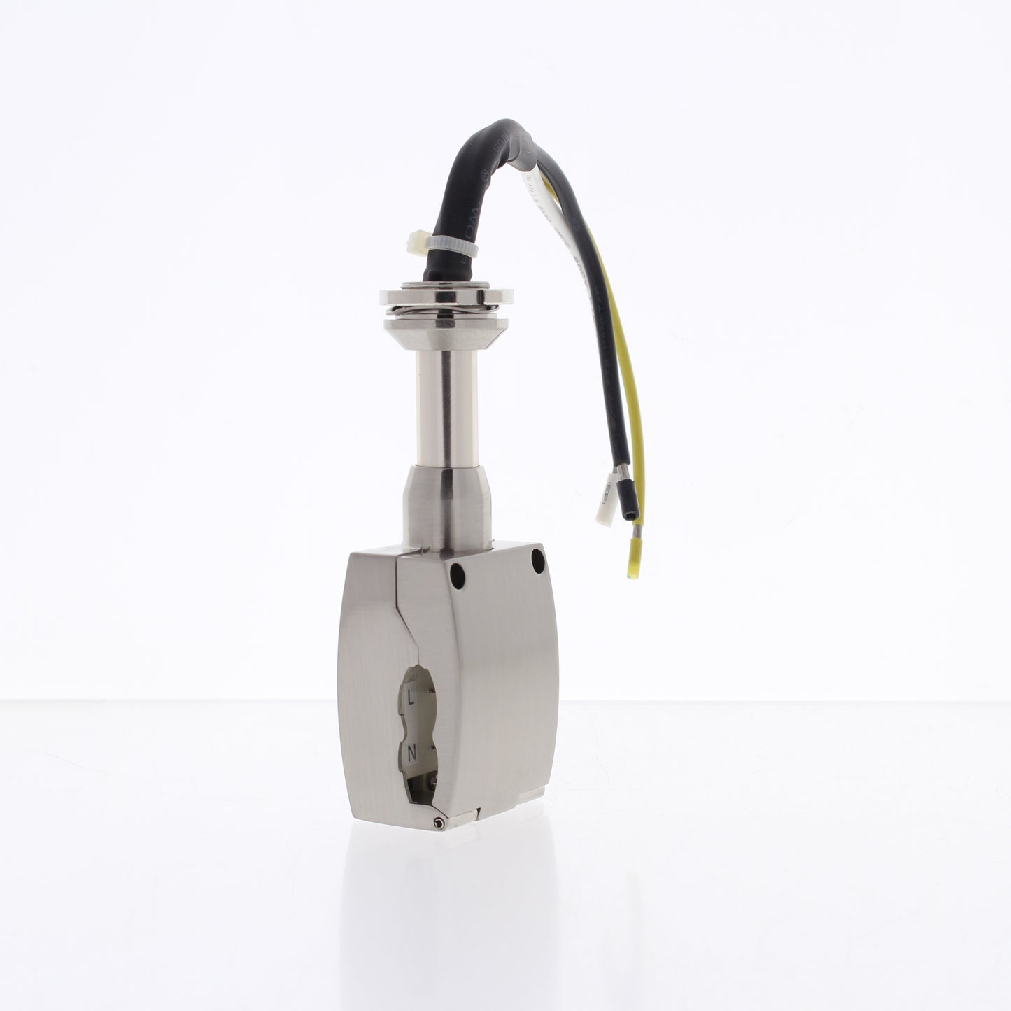 Nora Lighting Flexible Rail 4" Power Stem Brushed Nickel NRS90-P14BN