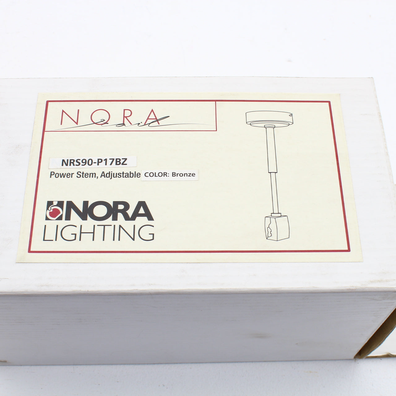 Nora Lighting NRS90-P17BZ Bronze Adjustable Rail Light