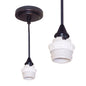 Nora NRS90-P56BZ Monopt.8.5' Cord 60W/A19 Bronze