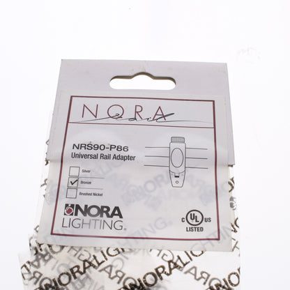 Nora Lighting NRS90-P86BZ Bronze Rail Universal Pendant Adapter