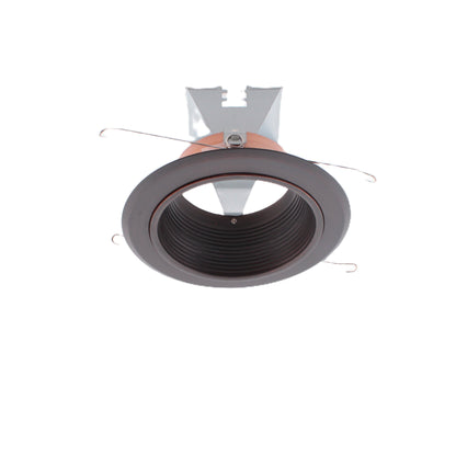 Nora NT-5010BZ 5" Stepped Baffle with Metal Ring and Bracket Bronze