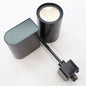 Nora Lighting Black Robo H-Style Cylindrical LED Track Head 3000K NTE-820L30F9B