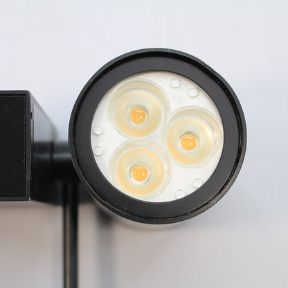 Nora Lighting Black Robo H-Style Cylindrical LED Track Head 3000K NTE-820L30F9B