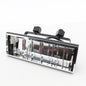 Nora Track Light NTF-3227B Black Chrome Louver 2-Light w/ Electronic Ballast