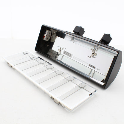 Nora Track Light NTF-3227B Black Chrome Louver 2-Light w/ Electronic Ballast