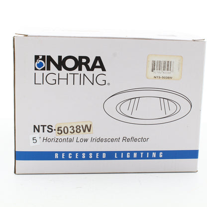 Nora Lighting NTS-5038W Specular Clear Reflector for Decorative Glass, White