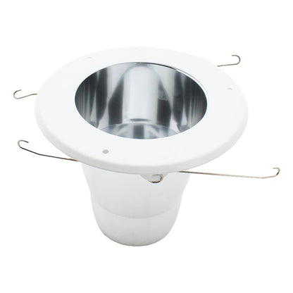 Nora Lighting NTS-5038W Specular Clear Reflector for Decorative Glass, White