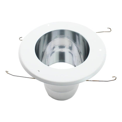 Nora Lighting NTS-5038W Specular Clear Reflector for Decorative Glass, White