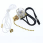 NSI 75101CW Pull Chain Switch On/Off Circuit Function SPST Brass Actuator