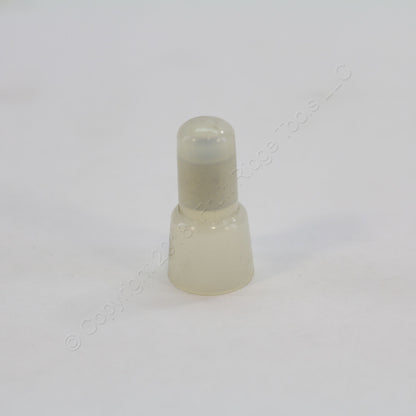 10 NSI White Easy-Twist Closed End Connectors Nylon 16-10 AWG 600V 105 C C8-N