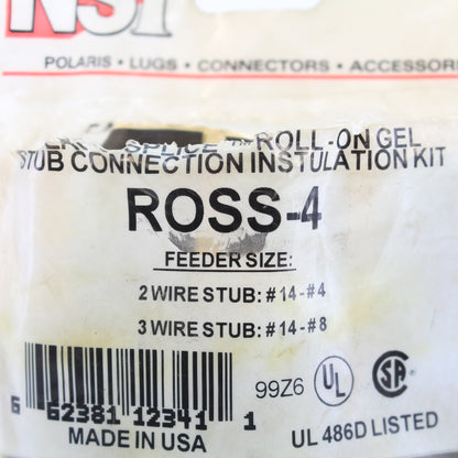 NSI Easy-Splice Roll-On Gel Stub Connection Insulation Kit Bulk ROSS-4