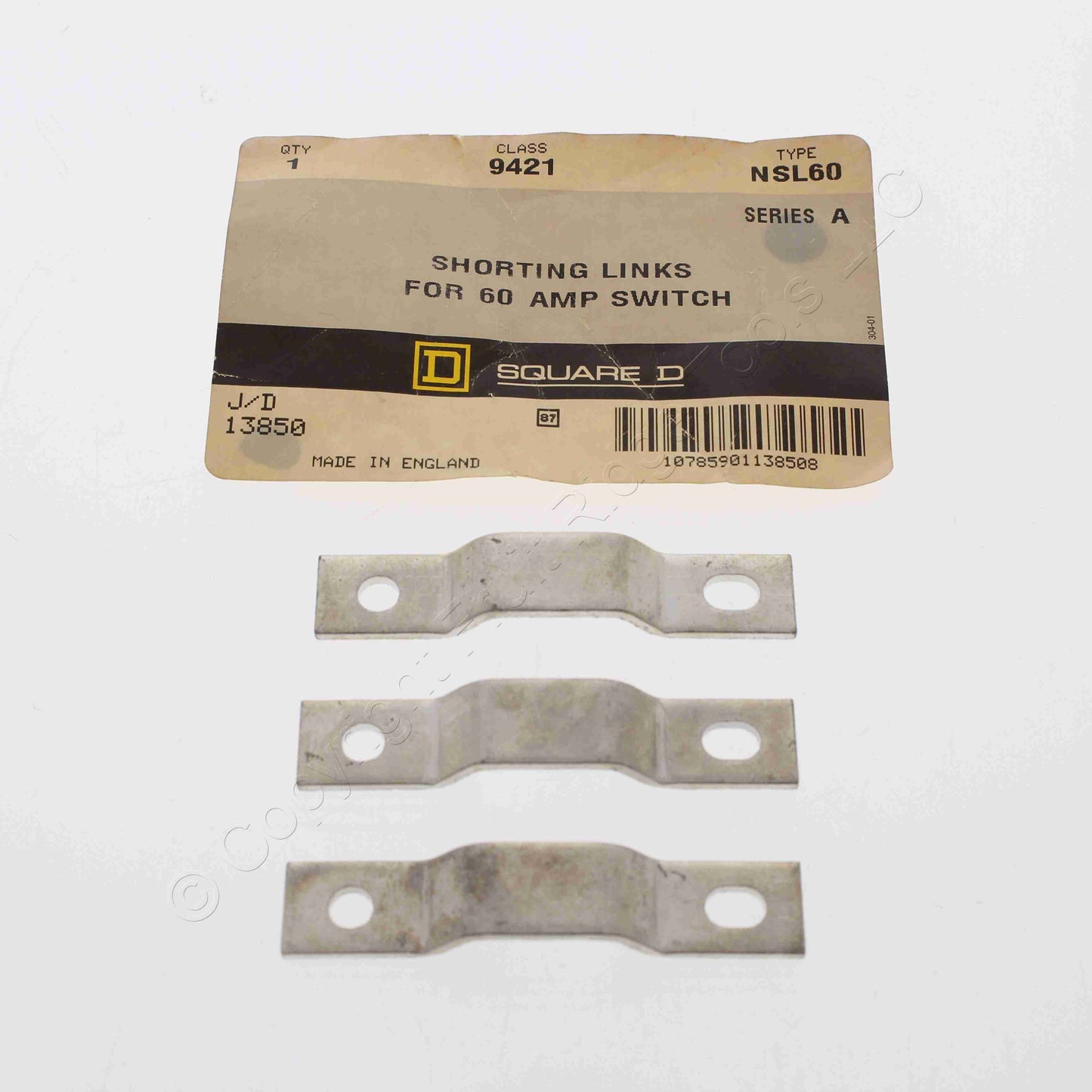 3-Pack Square D NSL60 Shorting Links for 60 AMP Switch