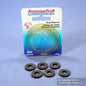 6 National Hardware Ceramic #5 Disc Magnet Fasteners 3/4" x 1/8" N302-240