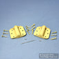 National N115-006 Full-Surface BakEnamel Steel 3" Adjustable Spring Hinges 2pk