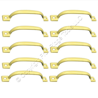 10 BakEnamel� Tan Finished Steel 4-3/4" Door Cabinet Drawer Pull Handles N117671