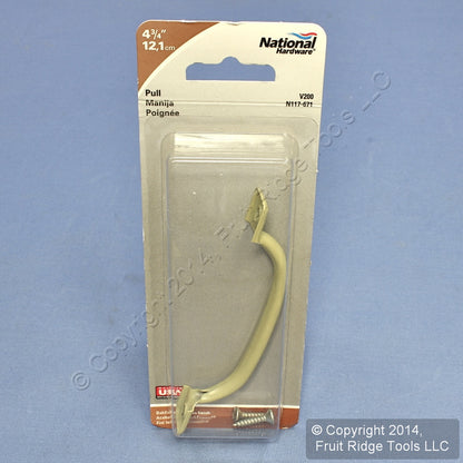 BakEnamel Tan Finished Steel 4-3/4" Door Cabinet Drawer Pull Handle N117-671