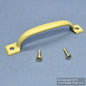 BakEnamel� Tan Finished Steel 4-3/4" Door Cabinet Drawer Pull Handle N117-671