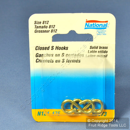 2 Hanging 1-1/8" Ceiling SuspEnded S-Hooks for Flower Basket or Tools N121-475