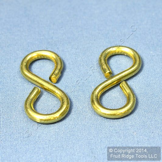 2 Hanging 1-1/8" Ceiling SuspEnded S-Hooks for Flower Basket or Tools N121-475