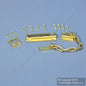 National Hardware Brass Dead Bolt Sliding Chain Lock Door Guard V837S N199-703