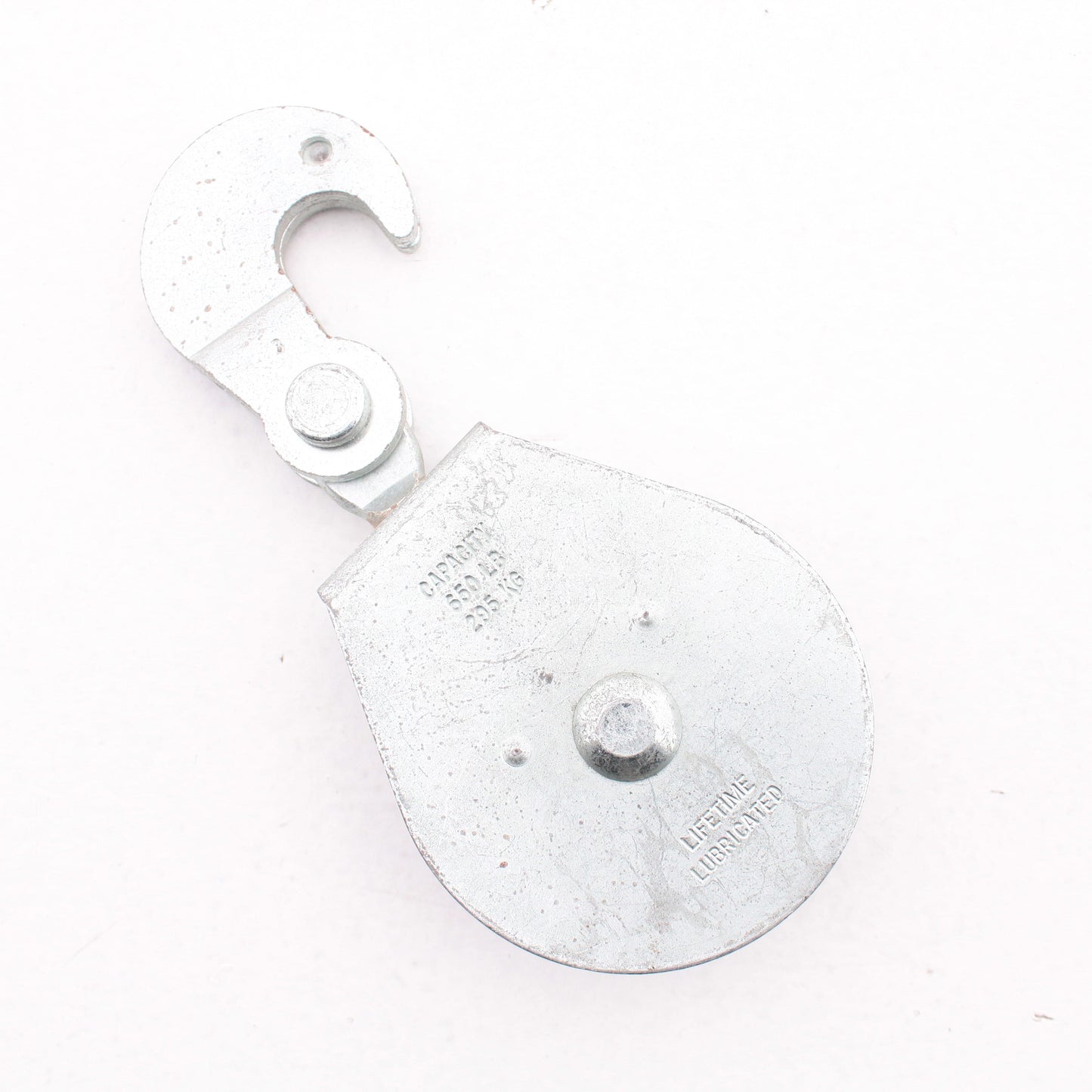 National Hardware N229-005 Zinc Plated Steel 3" Swivel Hook Single Pulley 3223BC