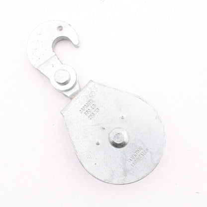 National Hardware N229-005 Zinc Plated Steel 3" Swivel Hook Single Pulley 3223BC