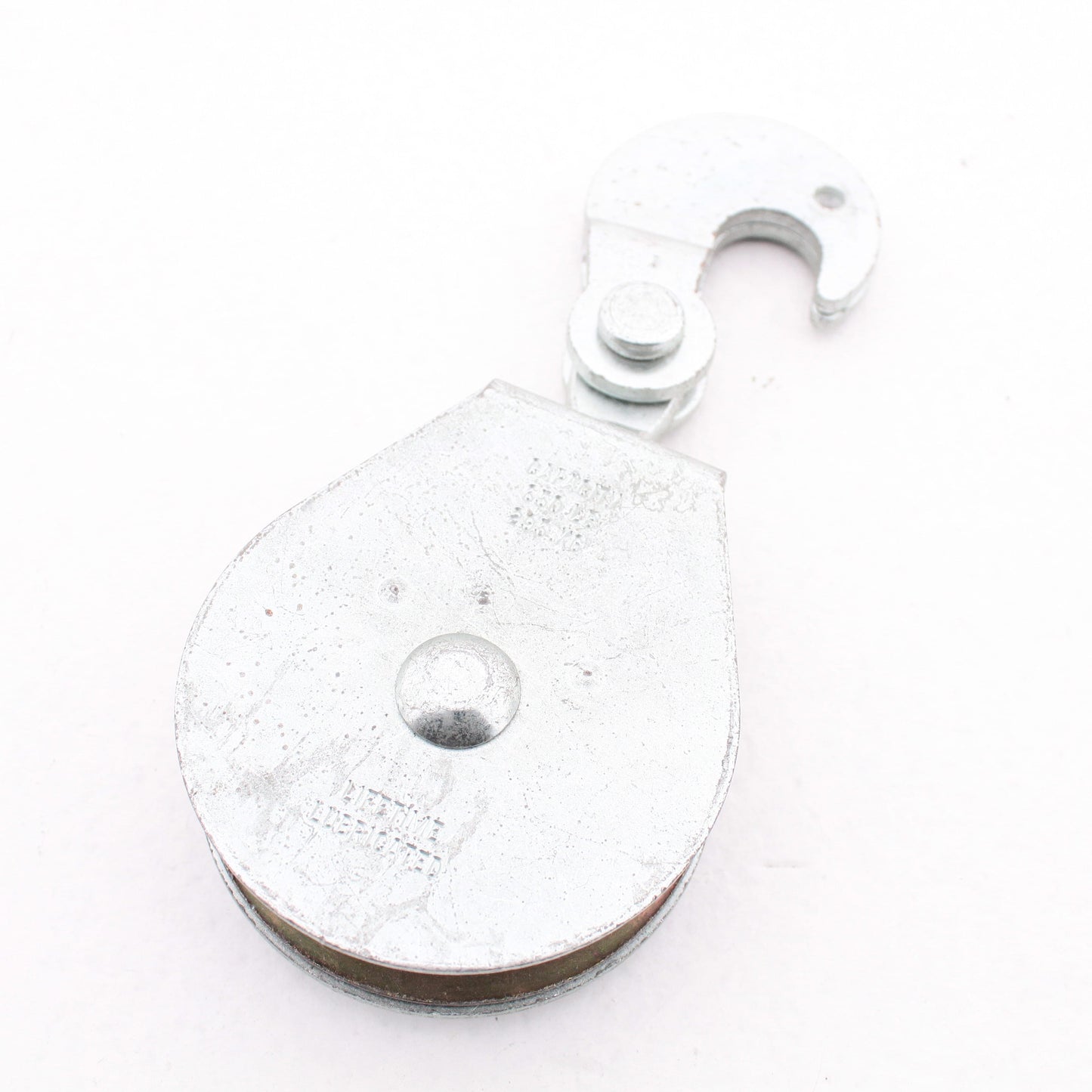 National Hardware N229-005 Zinc Plated Steel 3" Swivel Hook Single Pulley 3223BC
