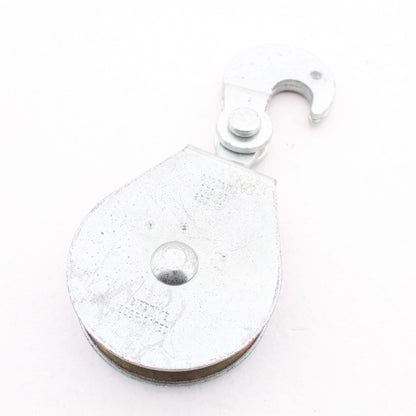 National Hardware N229-005 Zinc Plated Steel 3" Swivel Hook Single Pulley 3223BC