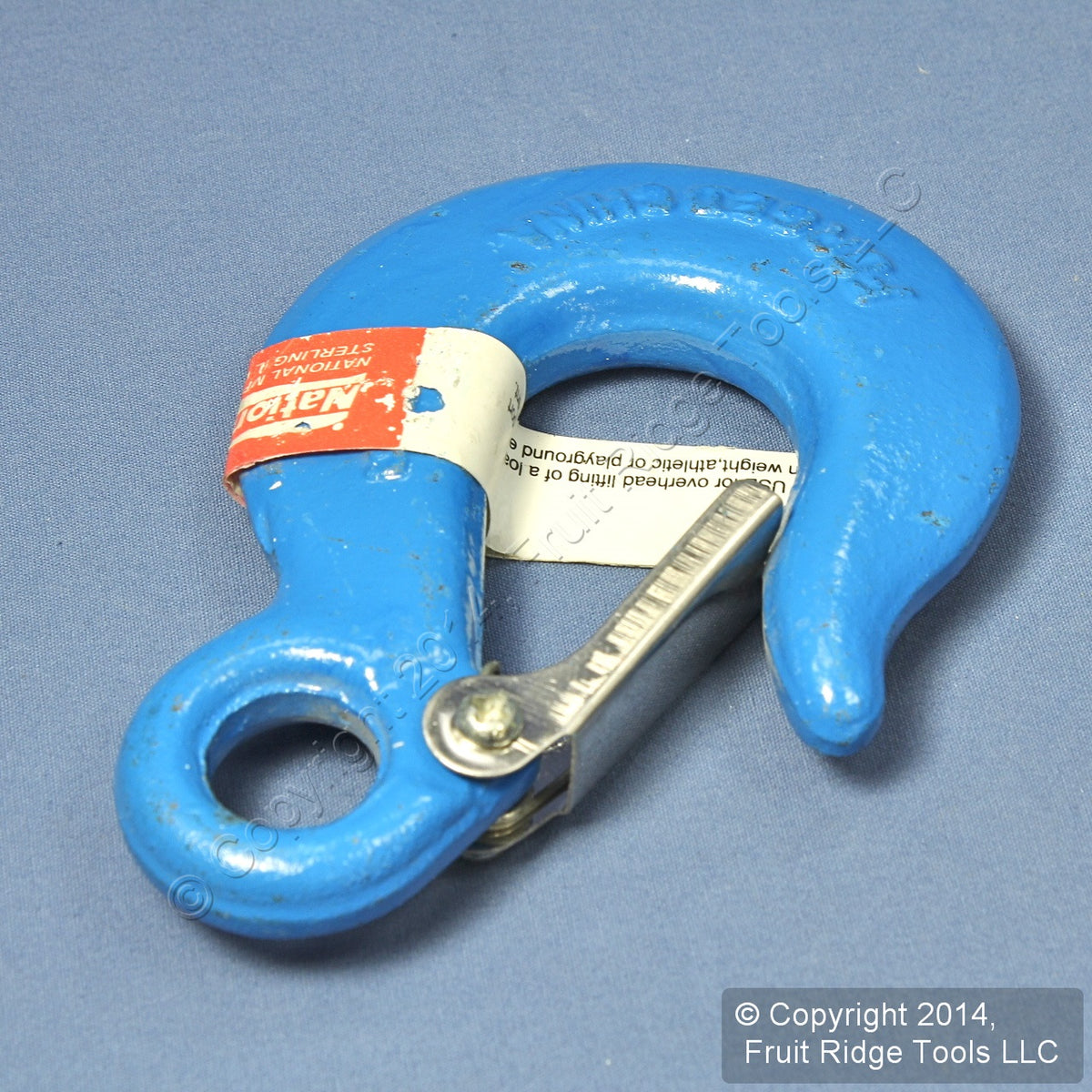 National Hardware Forged Steel Blue 5/16" Eye Slip Hook With Latch N265-512