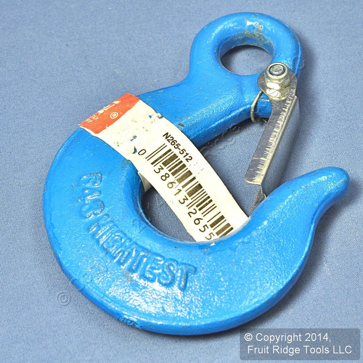National Hardware Forged Steel Blue 5/16" Eye Slip Hook With Latch N265-512