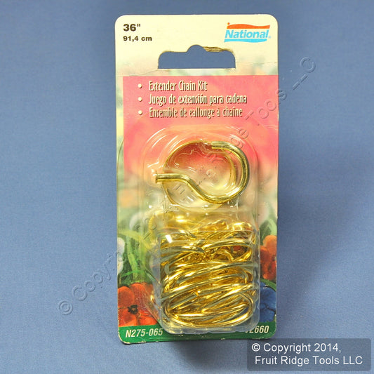 National Hardware Brass Plated Steel 36" ExtEnder Planter Kit V2660 N275-065