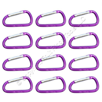 12 National Hardware Purple 2-3/8" Interlocking Spring Snaps 50-lb TP3113BC N276