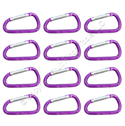 12 National Hardware Purple 2-3/8" Interlocking Spring Snaps 50-lb TP3113BC N276