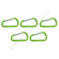 5 National Hardware Green 2-3/8" Interlocking Spring Snaps 50-lbs TP3113BC