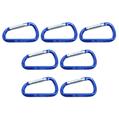 7 National Hardware Blue 2-3/8" Interlocking Spring Snaps 50-lbs TP3113BC